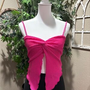 Pink Twist Front Top 🩷